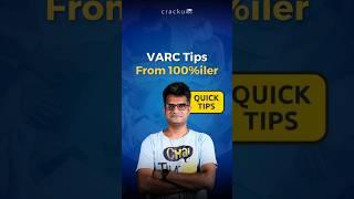 CAT 2025 VARC Tips from 5-Time 100 %iler | CAT VARC Tips