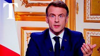 Emmanuel Macron vows to stay on as French president