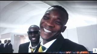 Rare Black Stars Video with Sulley Muntari dancing, John Paintsil Emceeing!