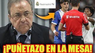 Florentino "DA ORDEN" a RMTV de hacer otro vídeo DEMOLEDOR por el arbitraje de ayer...Y LO PETA