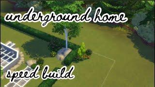 Unfurnished Underground Home | Speed Build | Mango Sims