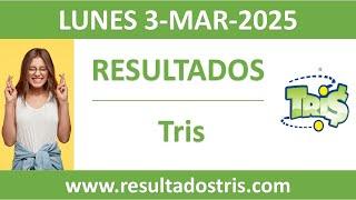 Resultado del sorteo Tris del lunes 3 de marzo de 2025