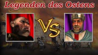 Schwein vs Richard | Legenden des Ostens | Stronghold Crusader - KI Kämpfe