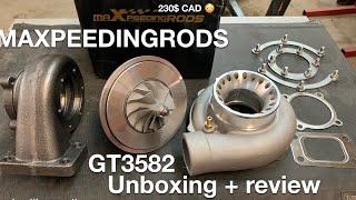 Maxpeedingrods GT35 GT3582 unboxing, disassembly and review! Cheap turbo, good quality!