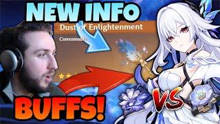 NEW Dust of Enlightenment info and Skirk Buffs??