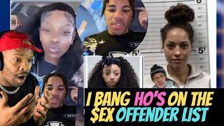 19 YO MAN GOES ON THE FEMALE SEX OFFENDERS LIST AND USE IT LIKE TENDER TO CLAP FEMALES THEN VLOG IT