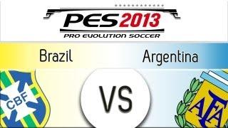 [TTB] PES 2013 Brazil Vs Argentina - Playthrough Commentary, Superstar Difficulty