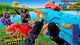 NERF GUN DINOSQUAD BATTLE 6 | Nerf First Person FINALE!