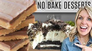 3 Easy DUMP AND GO No Bake Desserts