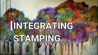 Using Stamping in Acrylic Painting