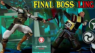 Shadow Fight 3. How To Beat Boss Ling in INSANE. Defeating FINAL Boss in June's Plane Part 2 2020.