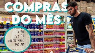 COMPRAS DO MÊS COMPLETA NO SUPERMERCADO ATACADISTA | QUANTO GASTEI?