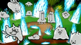 Slime Cat, the Wave god (Slime/Jellyfish Cat Showcase) - The Battle Cats