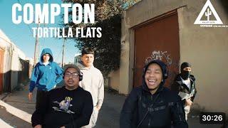 NEW YORK DAD REACTS TO CALIFORNIA HOOD TOUR: COMPTON TORTILLA FLATS | MILITANT YOUNG MEXICANS