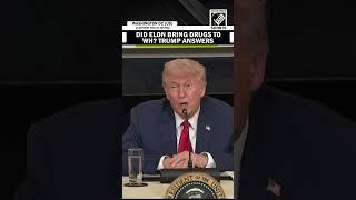 ‘Did Elon bring drugs to WH?’, Listen into President Trump’s response to reporter