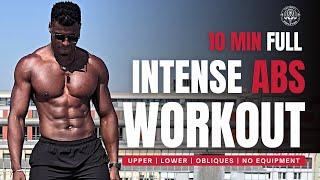 10-Minute INTENSE ABS Workout at Home | No Equipment!