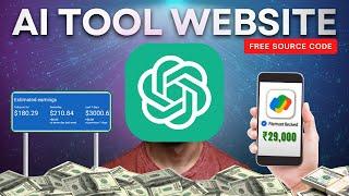 ️ Free AI Tool Website Kaise Banaye  | How To Create AI Tools Website in WordPress 2024 