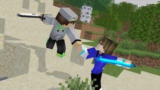 SashaMT vs Kelber an minecraft fight animation