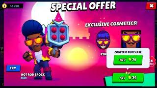 Brawl Star New Skin Unlock Hot Rod Brock