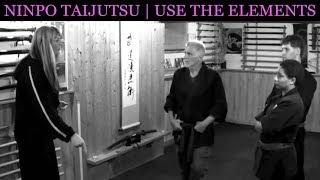 Martial Arts Training | Ninpo Taijutsu: Use The Elements | Real Ninja Self-Defense Techniques