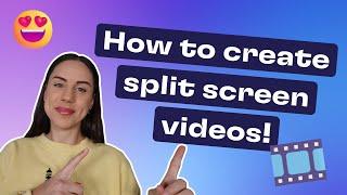 How to put two videos side by side (split screen effect)