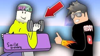 УЧЕНИК-НУБИК ХОЧЕТ СТАТЬ КАЧКОМ! НОВЫЙ СИМУЛЯТОР КАЧКА 4 -  Weight Lifting Simulator 4 ROBLOX