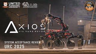 UIU MARS ROVER TEAM | AXIOS | URC SAR 2025