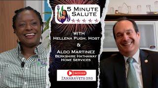 “5 Minute Salute” with Aldo Martinez of Berkshire Hathaway Home Services hosted by Hellena Pugh