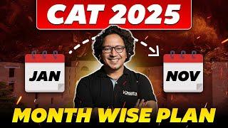 CAT 2025 Preparation: Ultimate 12-Month Plan to Crack the Exam!