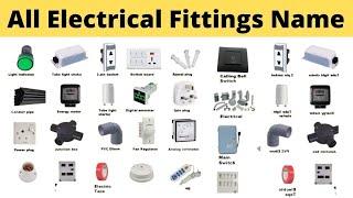 Electrical Fitting Name Vocabulary & Pictures | Electrical Materials Name