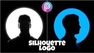 Silhouette Logo || Black Portrait Logo || Picsart Tutorial || Snapseed Tutorial