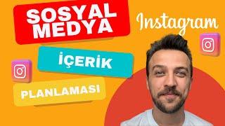 Sosyal Medya İçerik Planlaması Nasıl Yapılır? | Sosyal Medya Yönetimi | Instagram İçerik Üretme