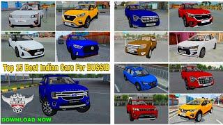 Top 15 Best Indian Cars For Bus Simulator Indonesia | Xuv400,Endeavour,Creta,Dzire,i20, #bussid