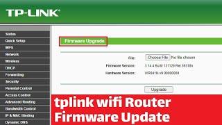 How To tplink wifi Router Firmware Update  | TP-Link Fixed Error Upgrade Code !!!