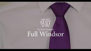 Tie Knot Tutorials: How to tie the Full Windsor