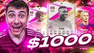 I Spent $1000 On Packs For FUTTIES!