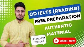 CD IELTS PREPARATION FREE OF COST! (Best & Authentic  Material)| Similar software  alike Real test|