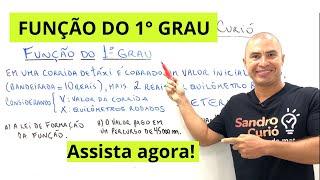 FUNÇÃO DO 1º GRAU | FÁCIL e RÁPIDO