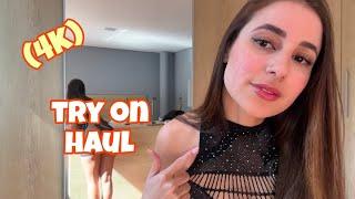Transparent Try On Haul With Me – Dry Vs Wet Amazon Lingerie 2025