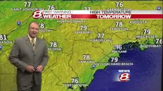 WMTW News 8 First Warning Afternoon Weather Forecast