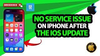 How to Fix No Service Issue on iPhone After the iOS Update 2024