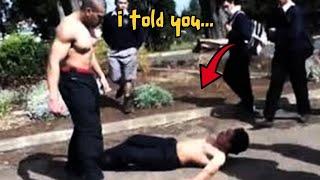 When Street Thugs Challenge Trained Fighters