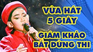 Cậu Bé VỪA HÁT 5 GIÂY Liền Khiến Giám Khảo TÉ NGỬA "BẮT DỪNG THI" Vì Lý Do BẤT NGỜ | BOLERO THVL