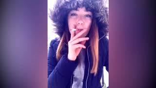 Pretty girl smoking (Sweden)