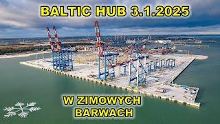 3.1. Rozbudowa Baltic Hub - zima zawitała na plac budowy.