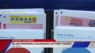 A $2.6M winning Colorado lottery ticket was sold in La Veta