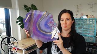 Watch Me Resin #54 | Huge Crystal Geode Tray | Seriously Creative