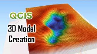 3D Model Creation using QGIS