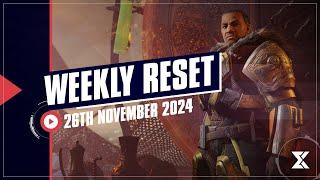 Destiny 2 Weekly Reset - Iron Banner is back with NEW weapons (26th November 2024)