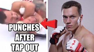 MMA Fighter Tarasov PUNCHES Ershov AFTER TAPPING OUT #mma